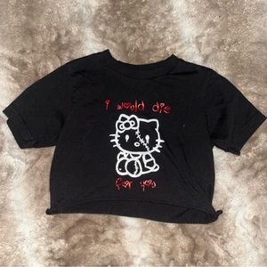 HELLO KITTY CROP TOP